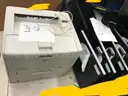 (16) Assorted Desktops, (16 ) Assorted monitors, (6) Printers Cables, (6) DB-25 Cables, (16) Mice, (16) Keyboards