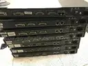 (7) 2500 Switches, (1) AIR-PWRINJ3 Aironet Power Injector, (1) FS105 5 Port Switch, (1) N/A&#x9;Broken Quicknet Patch Panel,