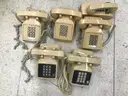 (5) ITT Analog telephone, (3) COMDial Analogue telephones, (2) Cortelco Analogue telephone, (2) Polycom 500D/550 D VOI)