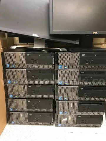 (10) OptiPlex 3010, (10) Assorted monitor with/without stands, (1) HP LaserJet 5p, (1) Brother MFC-JA35Dw printer, (1) S