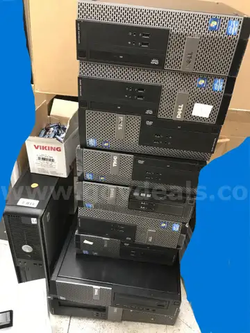 (7) Dell OptiPlex 3010, (1) Optiplex 980, (1)Optiplex 745, (1) Optiplex 3020, (1) HP LaserJet p2035, (1) Brother PT1960