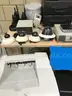Assorted Lot of 32 items including (4) ELECTRONIC CALCULATOR, (3) PRINTER, (2) Projectors, (6) Analog Security Cameras