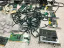 (61) Assorted IT devices including (9)AMD/EVERGREEN TECH. 486 BOOST FOR PENTIUM PROCESSOR