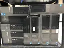 (3) Dell Optiplex 9020, (2) Dell Optiplex 9010, (2) Dell Optiplex 990, (3) Dell Optiplex 980, (10) Monitors E207Wfpc