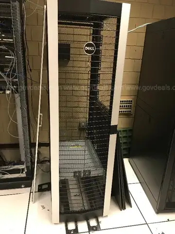 One (1) APC Server Rack-Dell Rack (42U) with wheel
