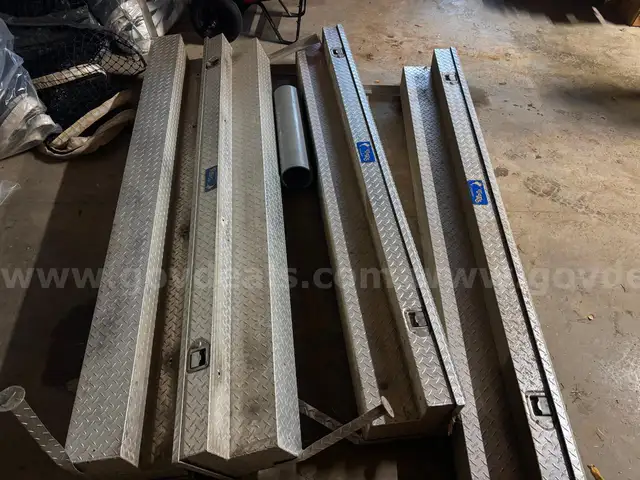 4 (Four) Truck side bed tool boxes