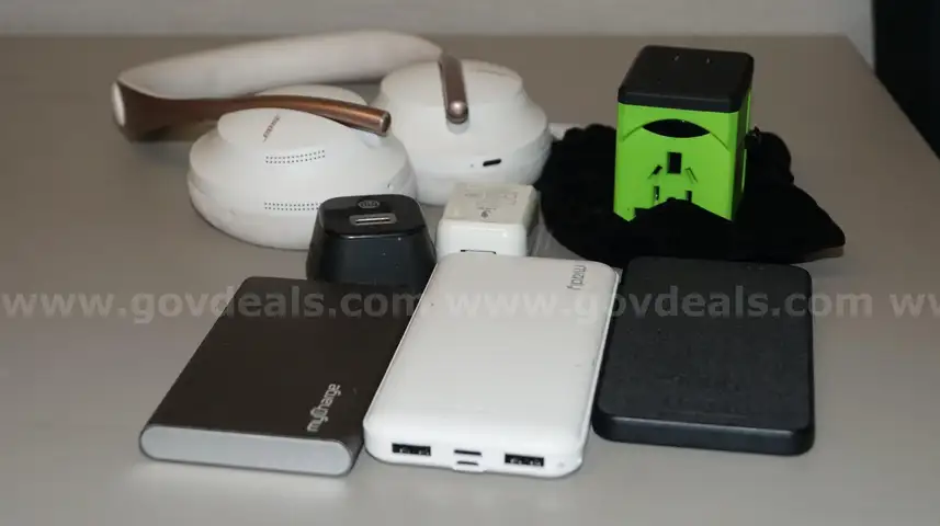 Assortment of electronic accessories