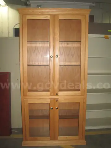 2 Glass  display cabinet