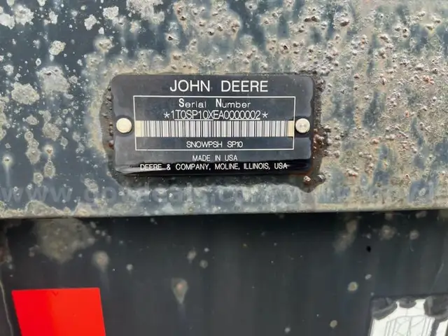 John Deere 10ft. Snow Pusher