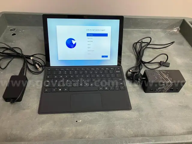 1 each Surface Pro 7 Tablet with Type Cover and Dock
