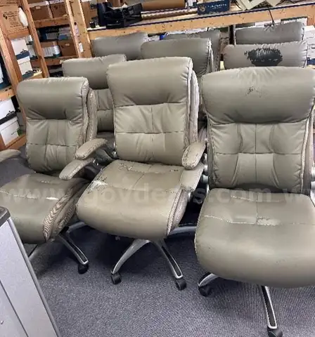 Office Chairs and Wooden Table
