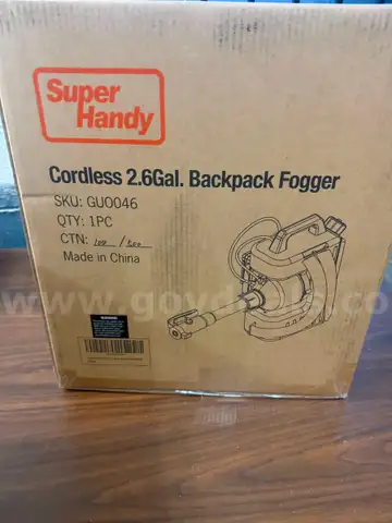 Backpack Fogger and Traffic Survey units